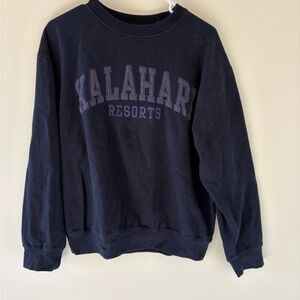 Kalahari Resorts Navy Blue Crewneck
